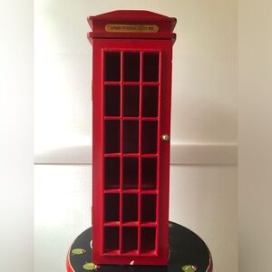 London Telephone Booth 1930 Home Decor Shelving Unit
